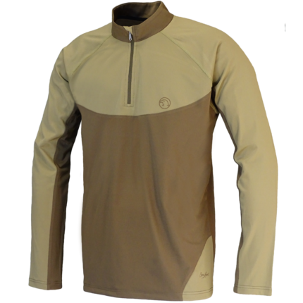 CAMISETA BICOLOR "TINEO" CUELLO CREMALLERA