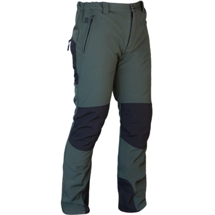 PANTALÓN SOFT SHELL CAQUI/NEGRO "JAVALAMBRE"